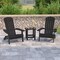 Flash Furniture Black Side Table and 2 Folding Adirondack Chairs JJ-C14505-2-T14001-BLK-GG - alternate 1